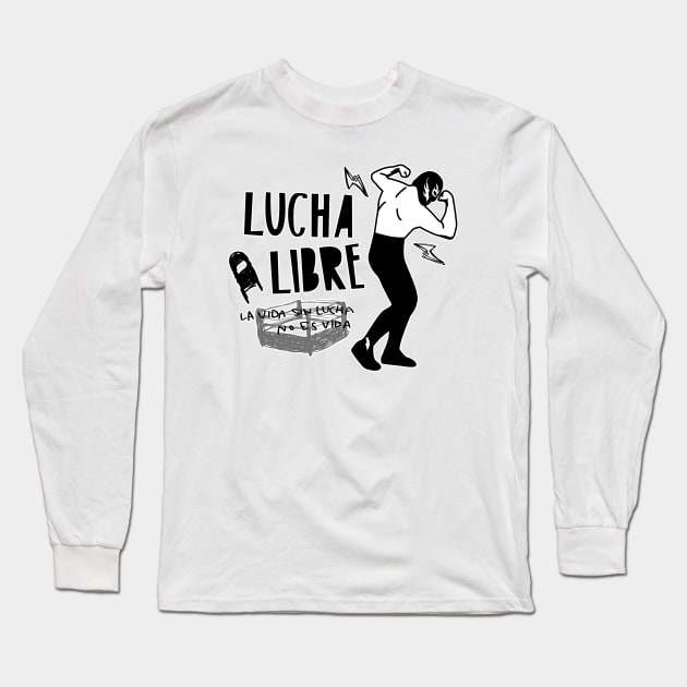 LUCHADOR 1017 Long Sleeve T-Shirt by RK58